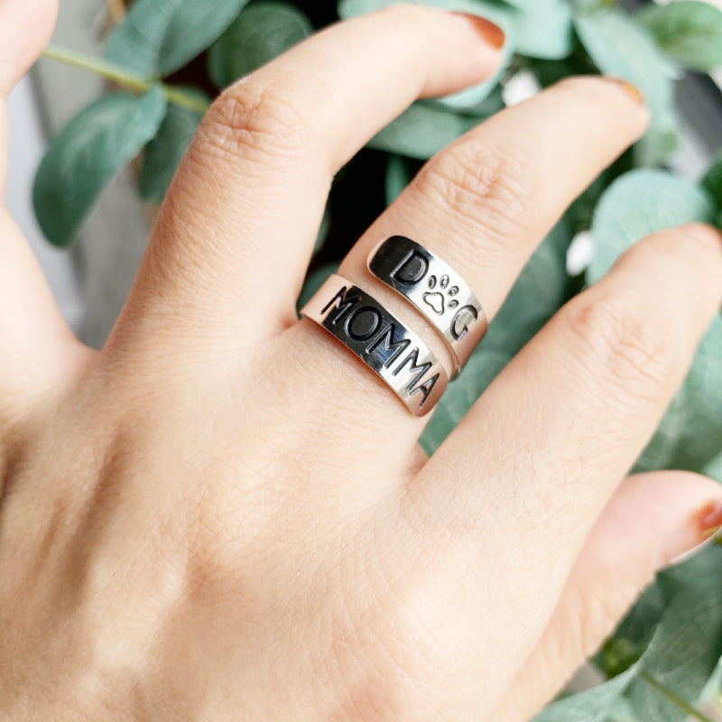 Dog Momma Wrap Ring