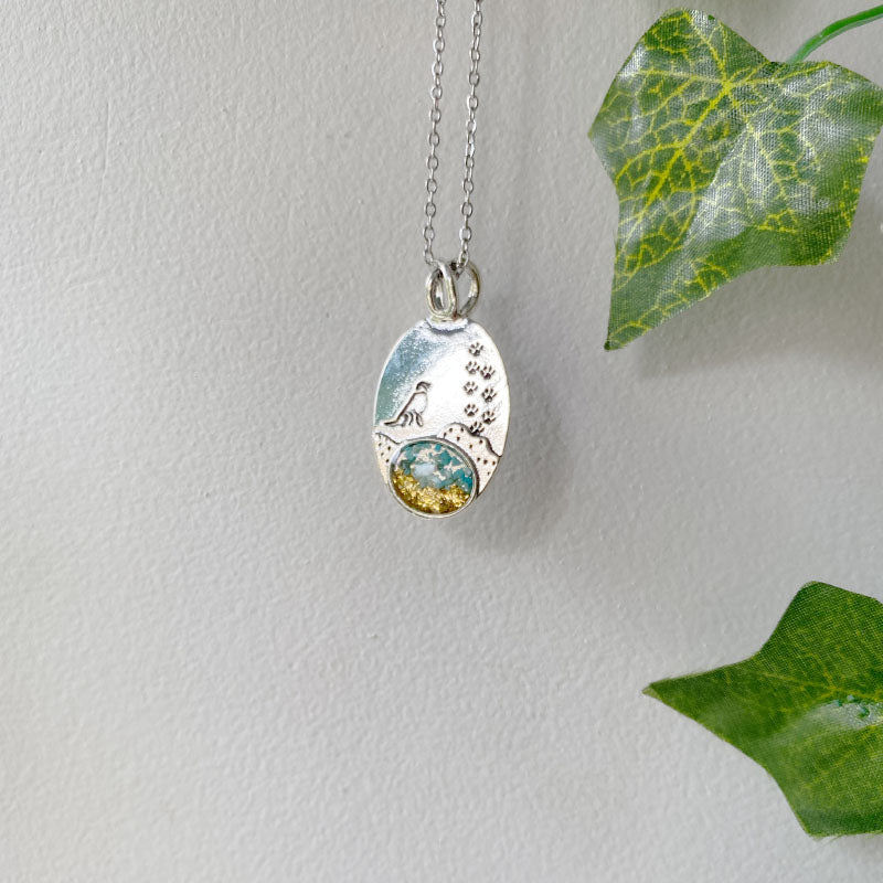 Guiding Pawprints Necklace