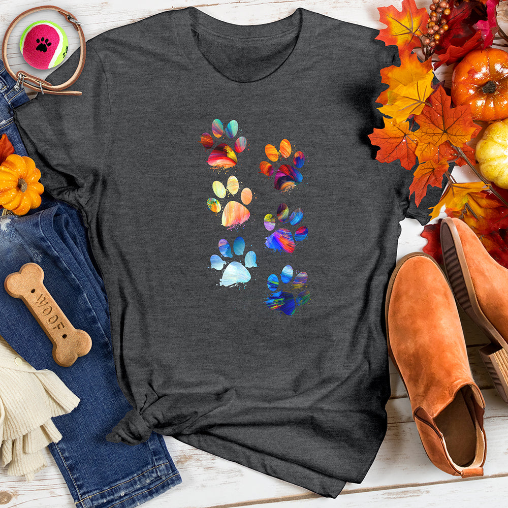 Color Paw Splash Tee