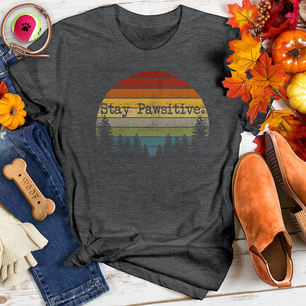 Pawsitive Sunset Tee