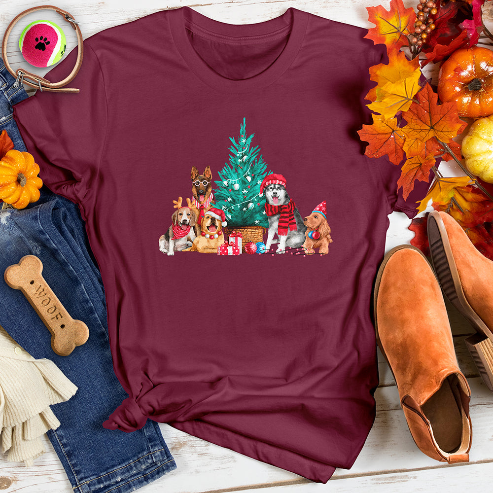 Christmas Dogs Tee