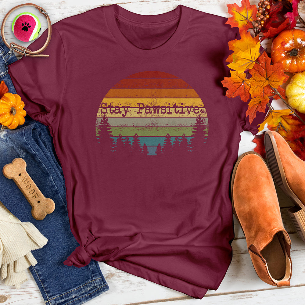 Pawsitive Sunset Tee