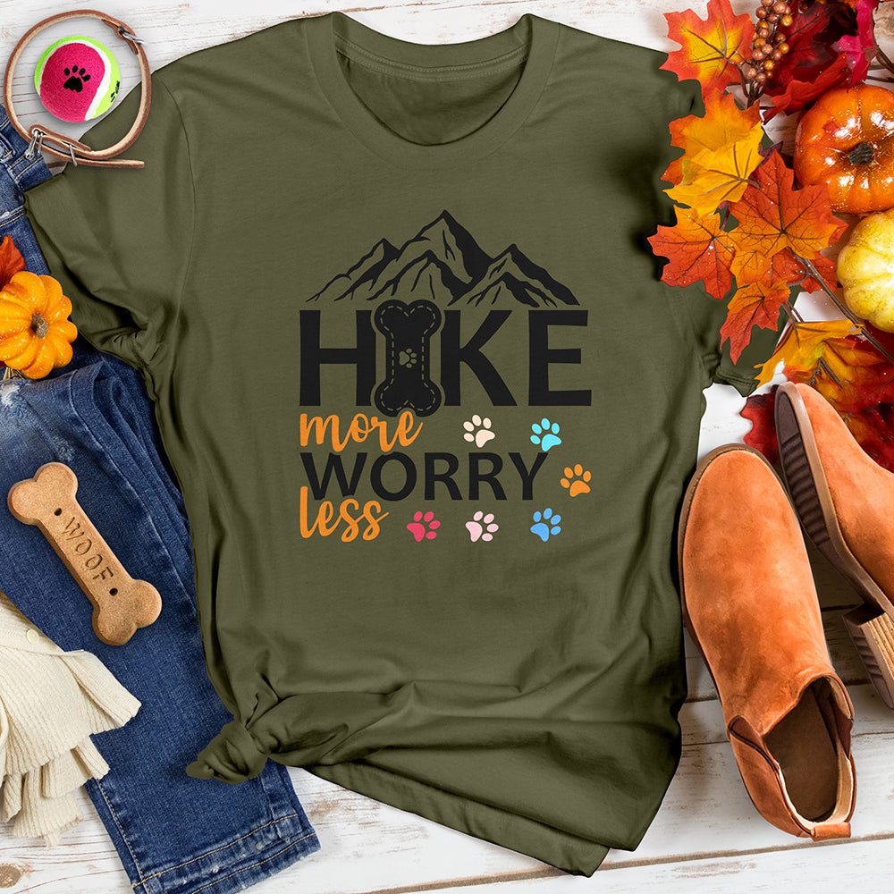 Hike More Worry Less 3 Tee