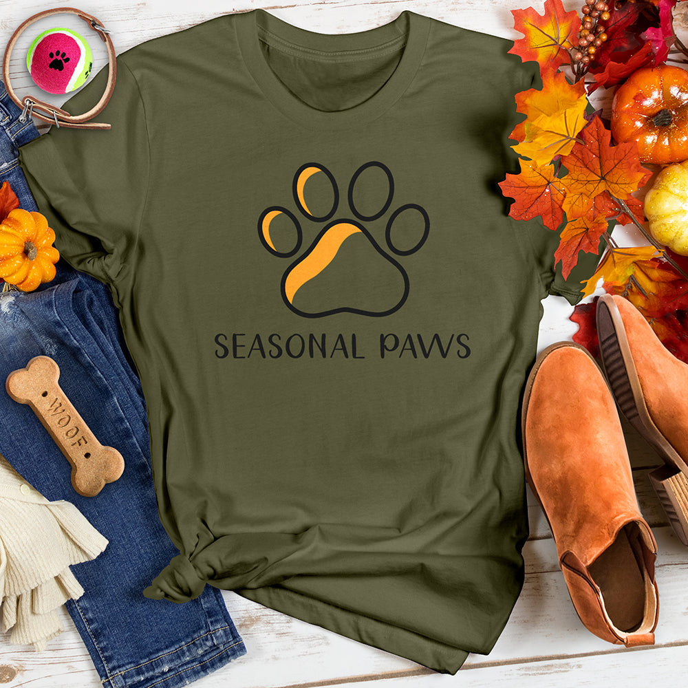 Seasonal Paws 02 Tee