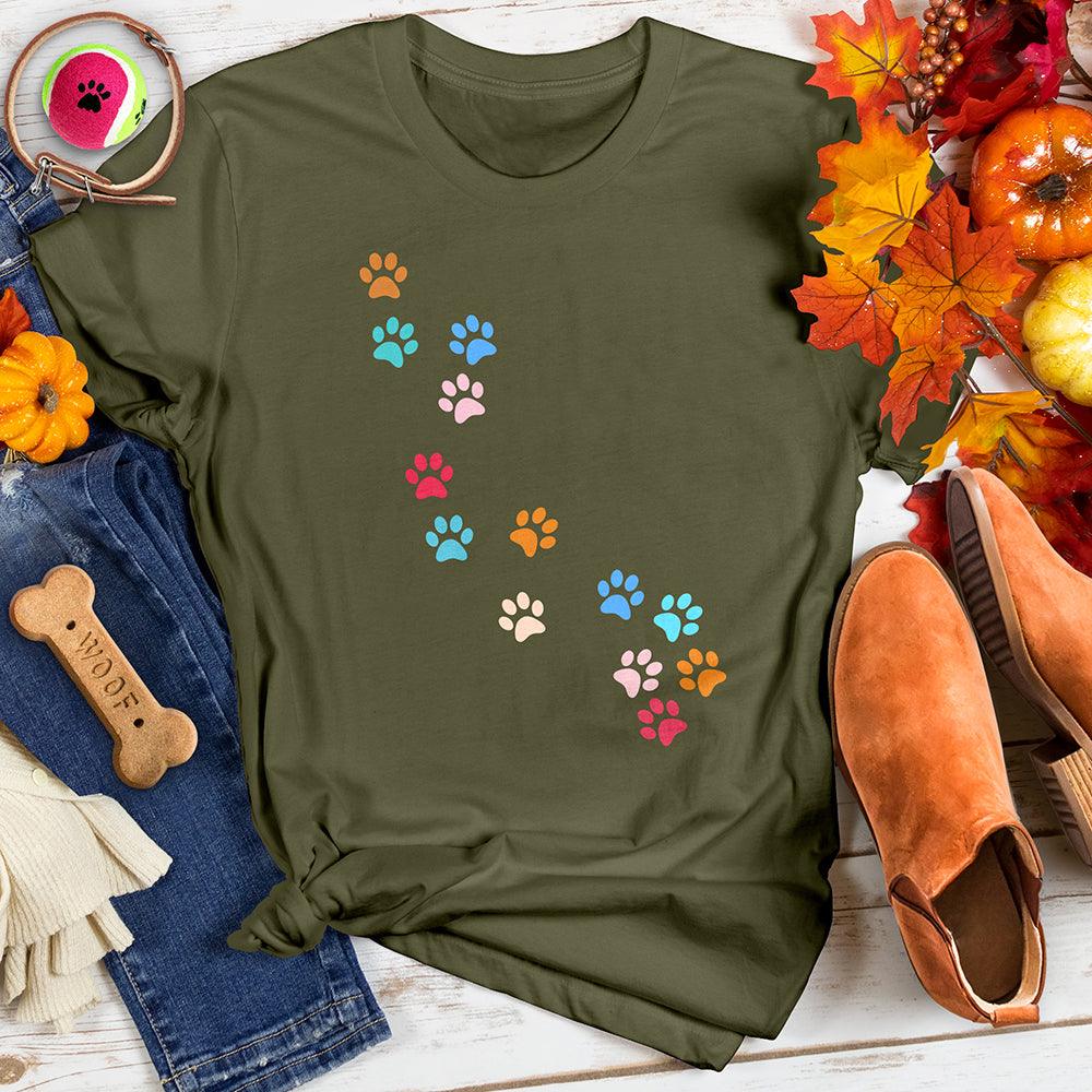 Paw Print Path Tee