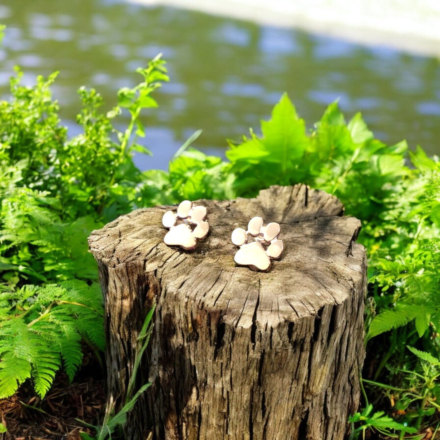 Paw Print Earrings
