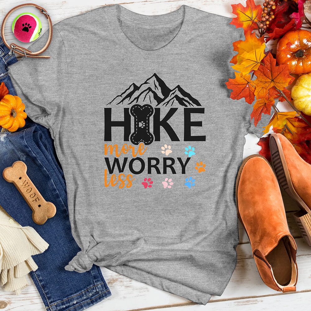 Hike More Worry Less 3 Tee