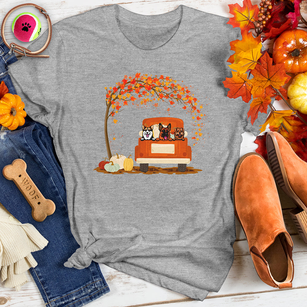 Pickup Truck Dogs Tee