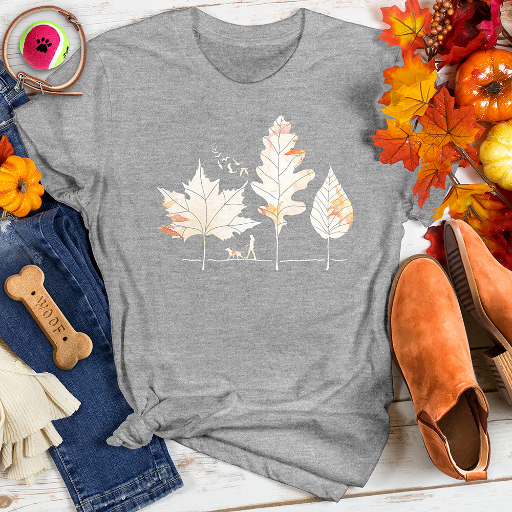 Autum Dog Walk Tee
