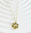Gold Paw Necklace