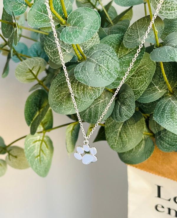 Silver Paw Necklace