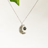 To The Moon Paw Necklace