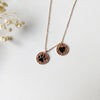 Dainty Paw Heart Necklace