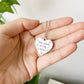 Paw Prints On My Heart Necklace