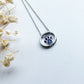Paw Halo Birthstone Necklaces