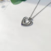 Loved Footsteps Heart Necklace