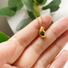 Golden Paw Teardrop Necklace