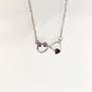 Infinity Paw Print Necklace