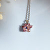 Paw Print Birthstone Necklaces