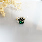 Paw Print Birthstone Rings