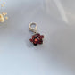 Paw Print Birthstone Keychains