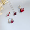Paw Print Birthstone Jewellry Set