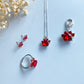 Paw Print Birthstone Jewellry Set