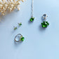 Paw Print Birthstone Jewellry Set