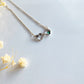 Infinity Birthstone Paw Print Necklaces