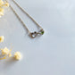 Infinity Birthstone Paw Print Necklaces