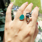 Stone Paw Twist Ring