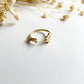 Gold Paw & Bone Hug Ring