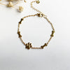 Golden Paw & Bones Link Bracelet