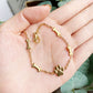 Golden Paw & Bones Link Bracelet