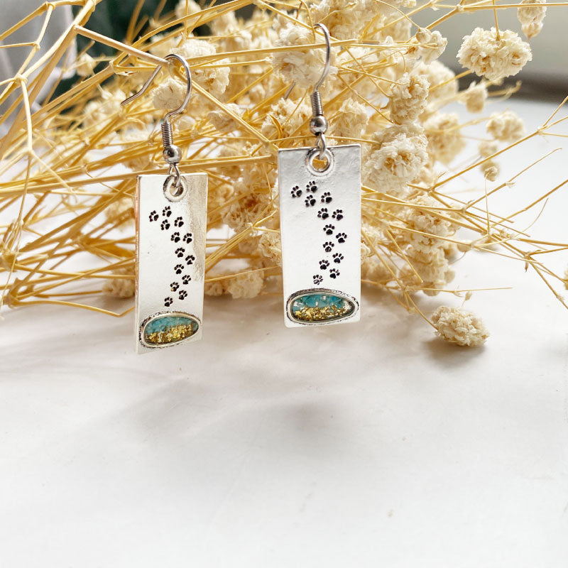 Pawprints on the Breeze Earrings