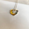 A Piece of My Heart Moon Paw Necklace