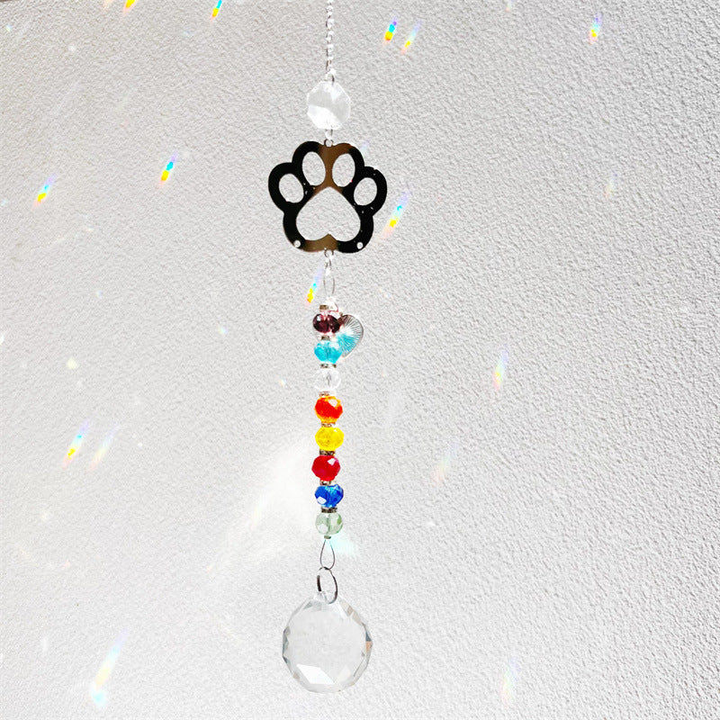 Paw Rainbow Suncatcher
