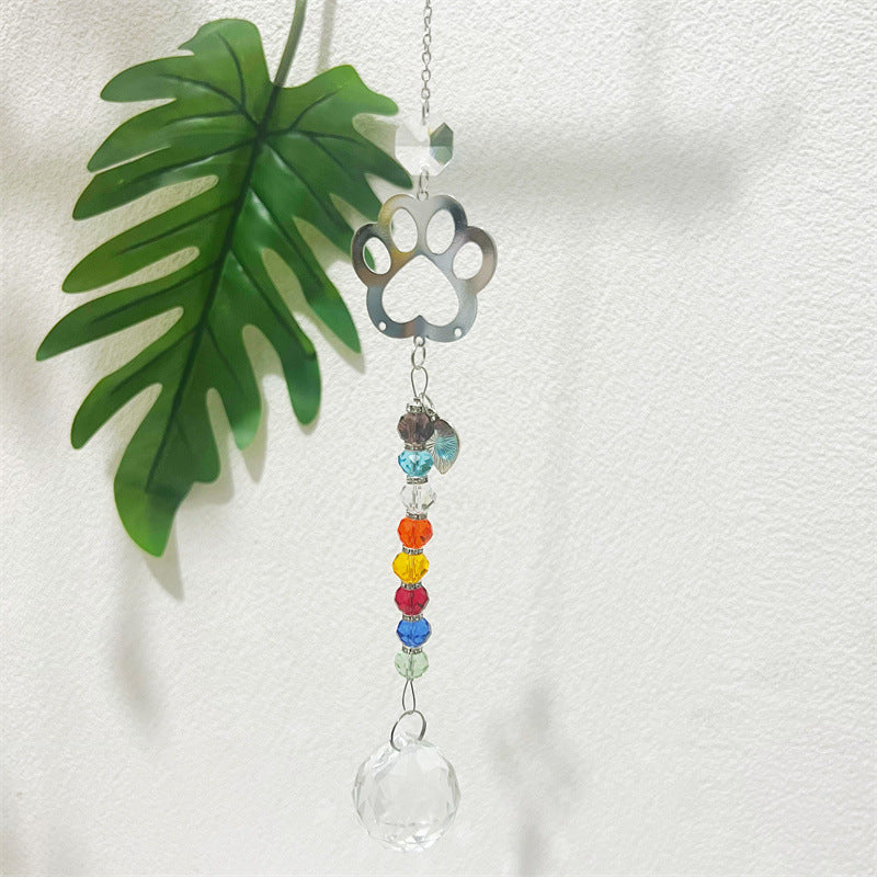 Paw Rainbow Suncatcher
