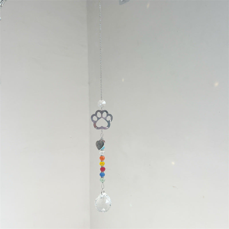 Paw Rainbow Suncatcher