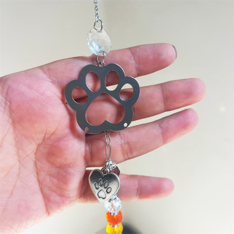 Paw Rainbow Suncatcher