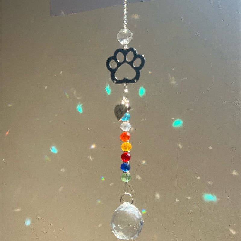 Paw Rainbow Suncatcher