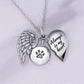 Angel Paw Memorial Necklace