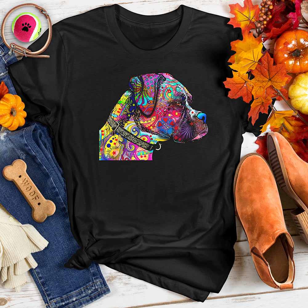 Vibrant Pup Art Tee