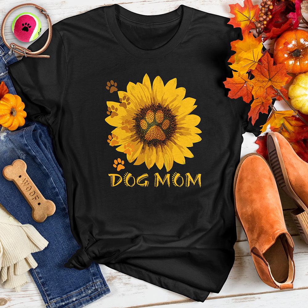 Dog Mom Sunflower Tee