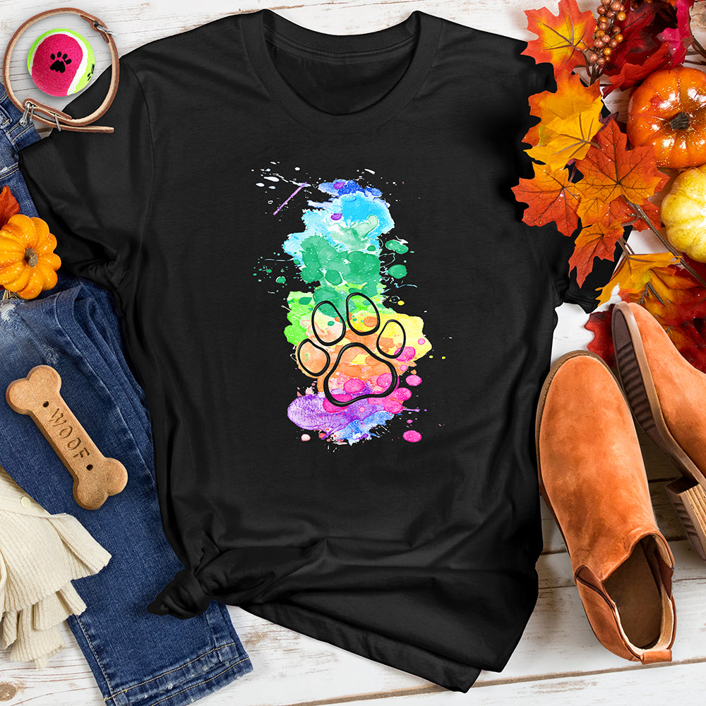 Rainbow Paw Tee