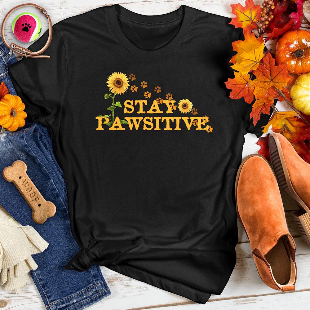 Stay Pawsitive Sunflower Path Tee