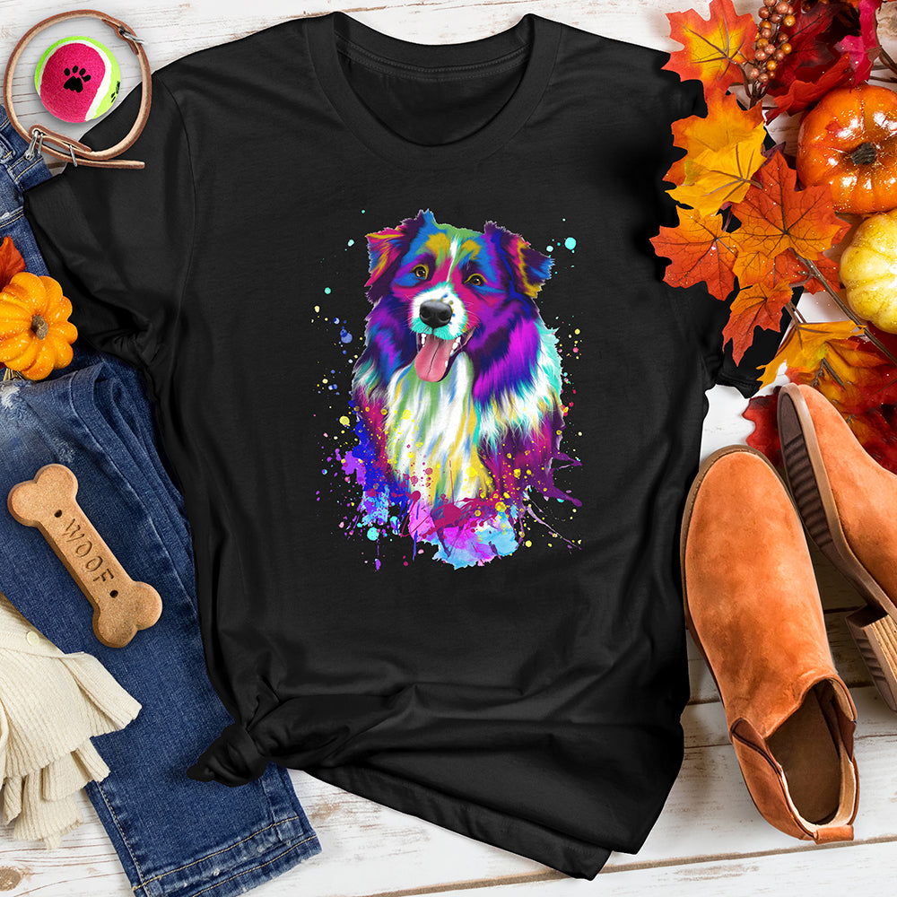 Artistic Puppy Print Tee