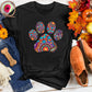 Psychedelic Paw Print Tee
