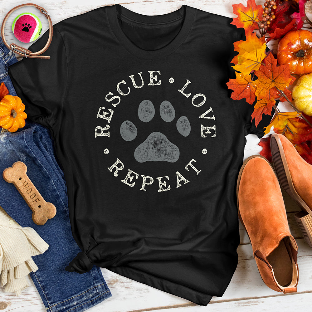 Rescue Love Repeat Tee
