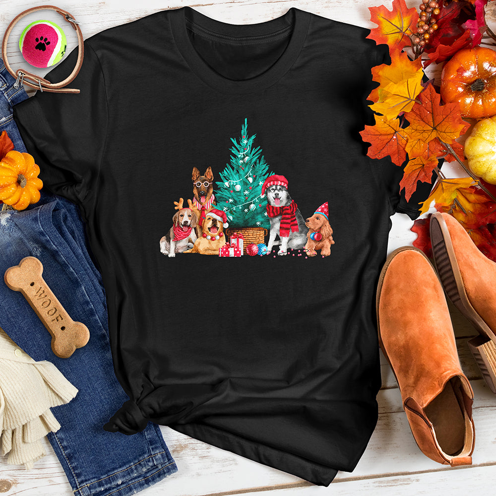 Christmas Dogs Tee